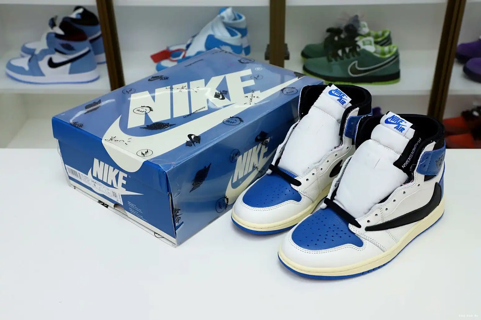 1 JORDAN Kimikick RETRO AIR DESIGN X FRAGMENT SCOTT TRAVIS X HIGH 0602